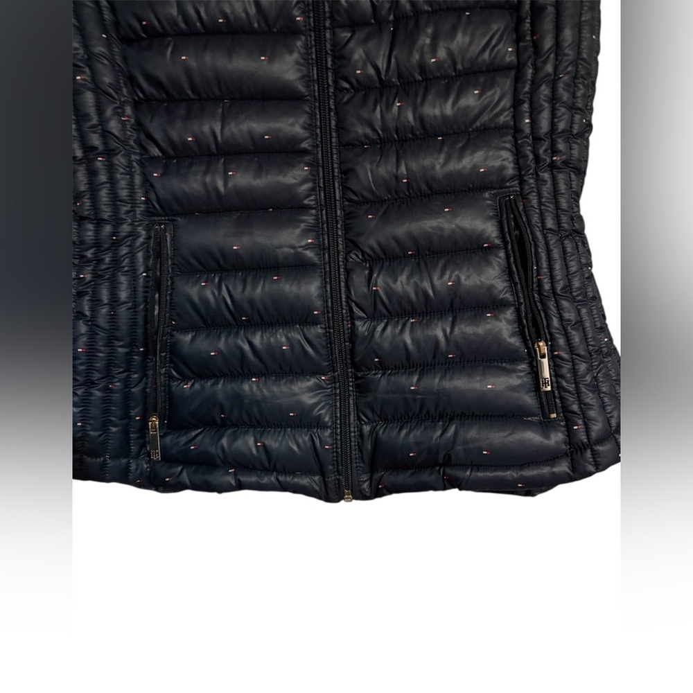 Tommy Dark Blue Quilted Puffer Vest - Picture 2 of 5